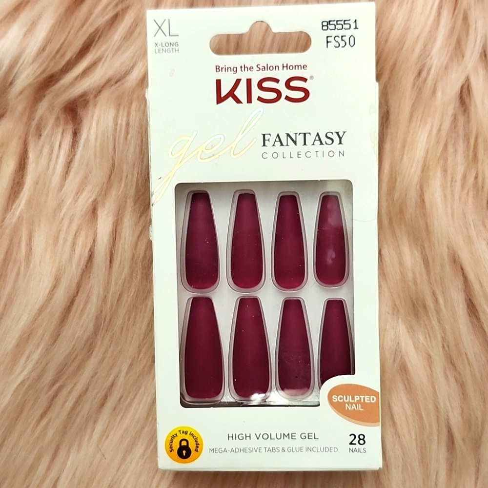 Brand New KISS GEL FANTASY False Nails-XL